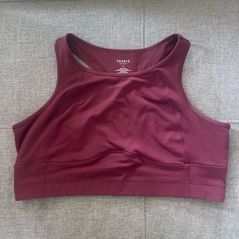 Torrid Racerback Sports Bra with Moisture-Wicking Fabric